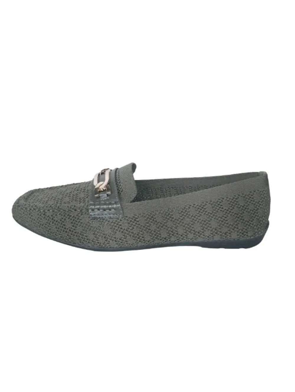 Cato Loafers Women's 10 Green And Purple Knit Slip-on Casual Colorful Shoes